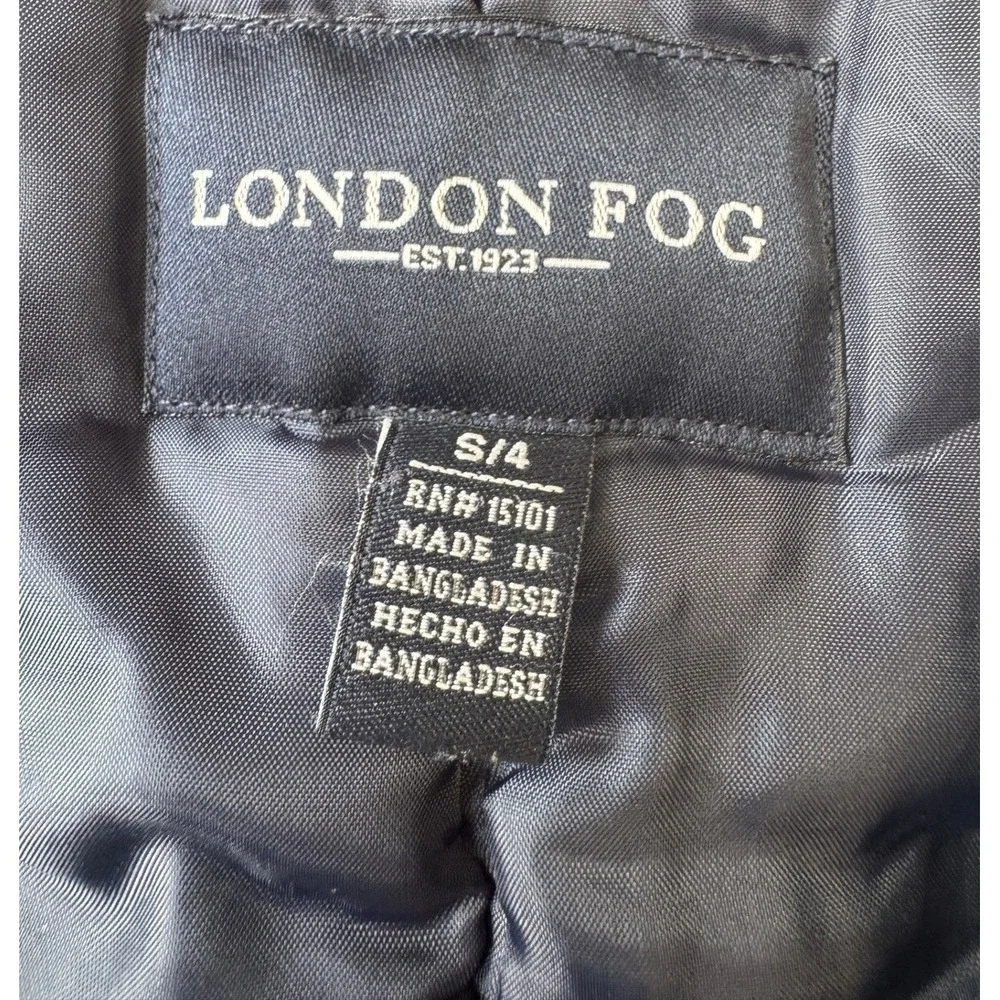 Kids‎ Snow Bib Overalls Size 4 Navy Insulated Ski Pants London Fog EUC